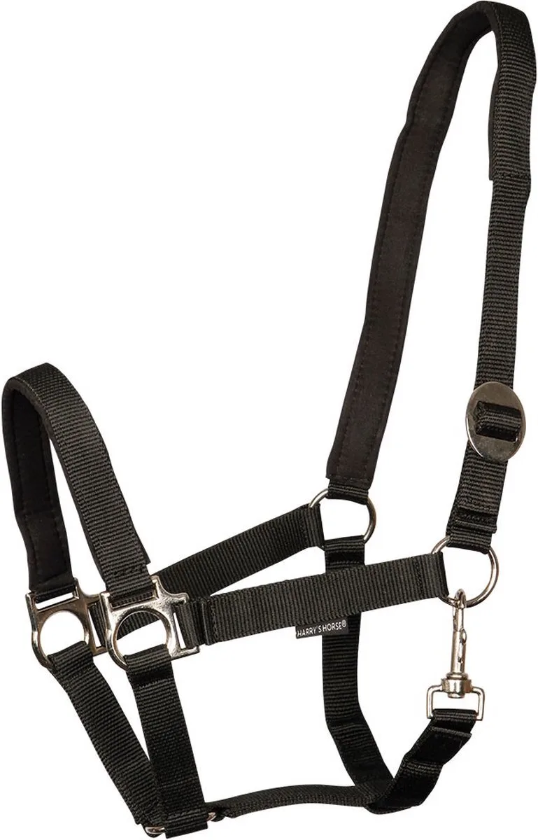 Halster padded Shetland by Harry's Horse in Black – product photo