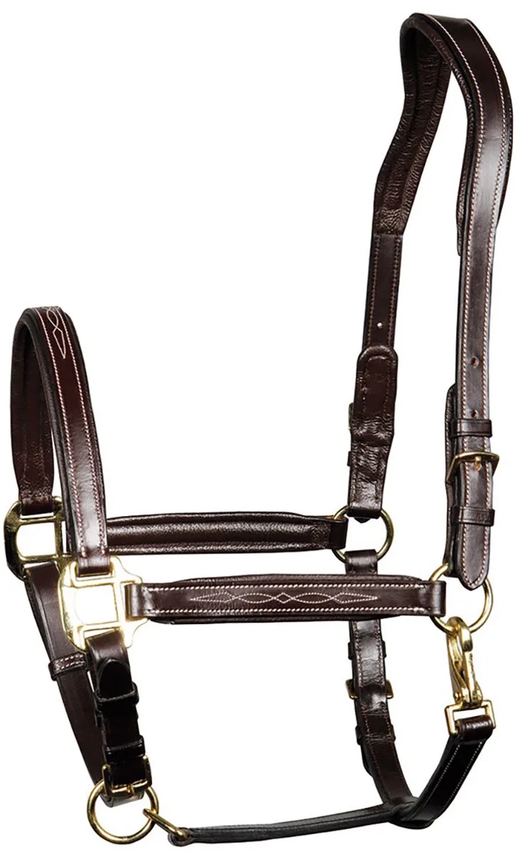 Halster Supreme Leer - paard de Harry's Horse en Marron – photo produit