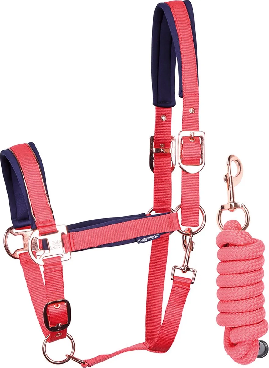 Halsterset Larache - middel de Harry's Horse en Rose – photo produit