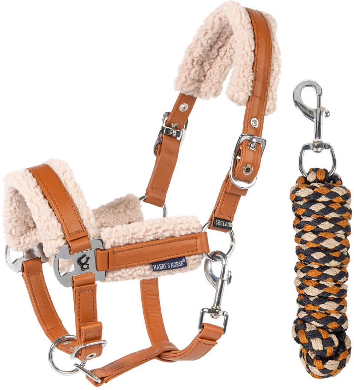 Halsterset Soft STOUT! - Maverick - Bran - Mini Shet van Harry's Horse – productfoto