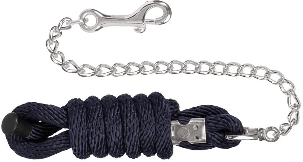 Halstertouw PP/BP ketting | goud | Touw paard van Harry's Horse in Donkerblauw – productfoto