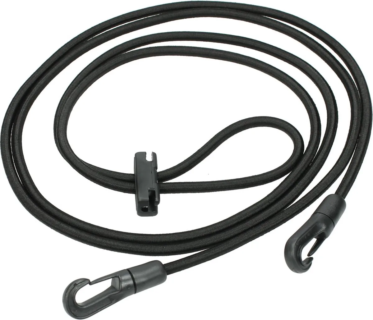 Halsverlenger - Elastisch - Zwart van Harry's Horse – productfoto