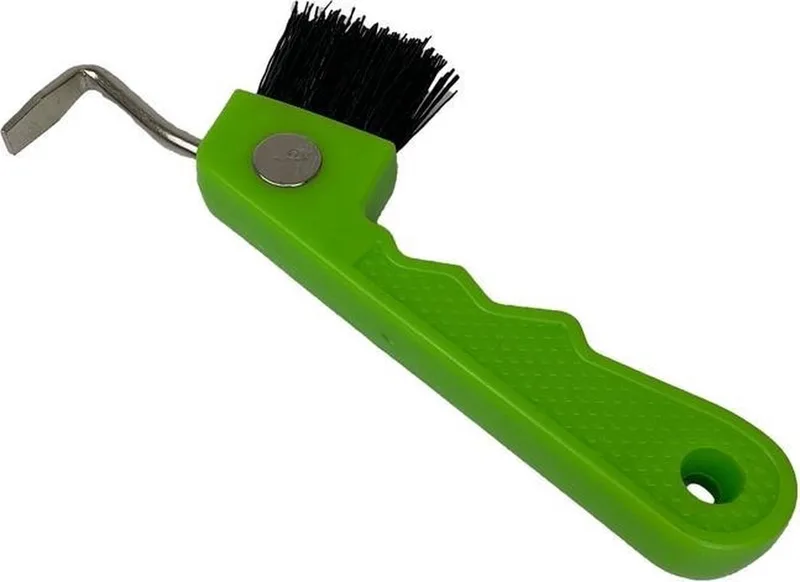 Hoevenkrabber/borstel magneet groen by Harry's Horse – product photo
