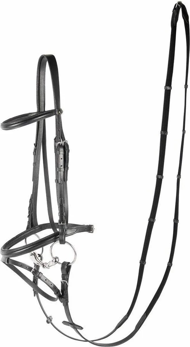 Hoofdstel Bronze - Gecombineerd - Mini by Harry's Horse in Black – product photo