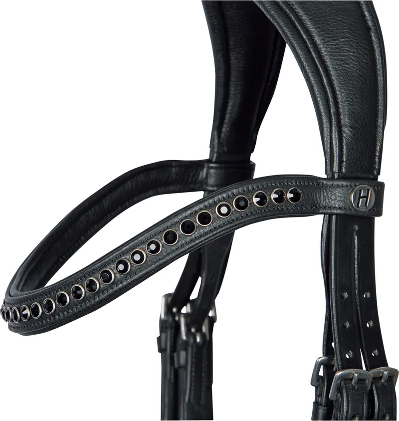 Hoofdstel Nero Soft Zwart/Zwart - COB von Harry's Horse in Schwarz – Produktfoto