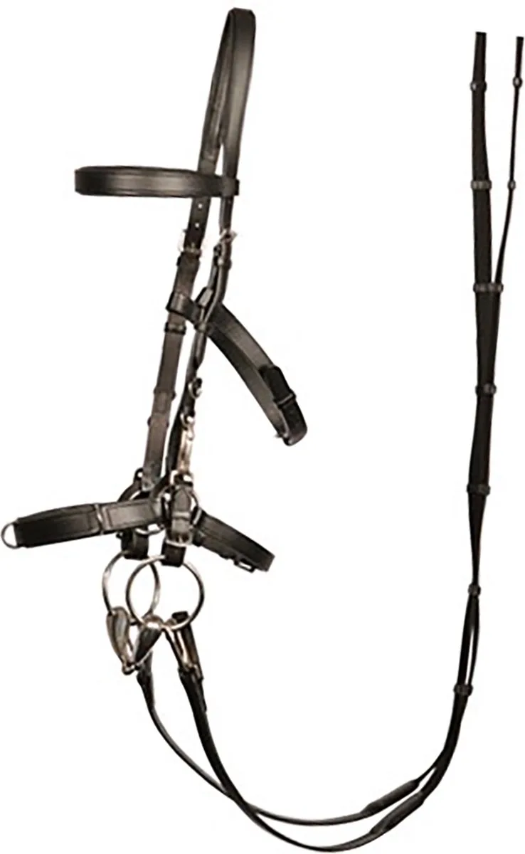 Kaptoom hoofdstel leder - Full by Harry's Horse in Black – product photo