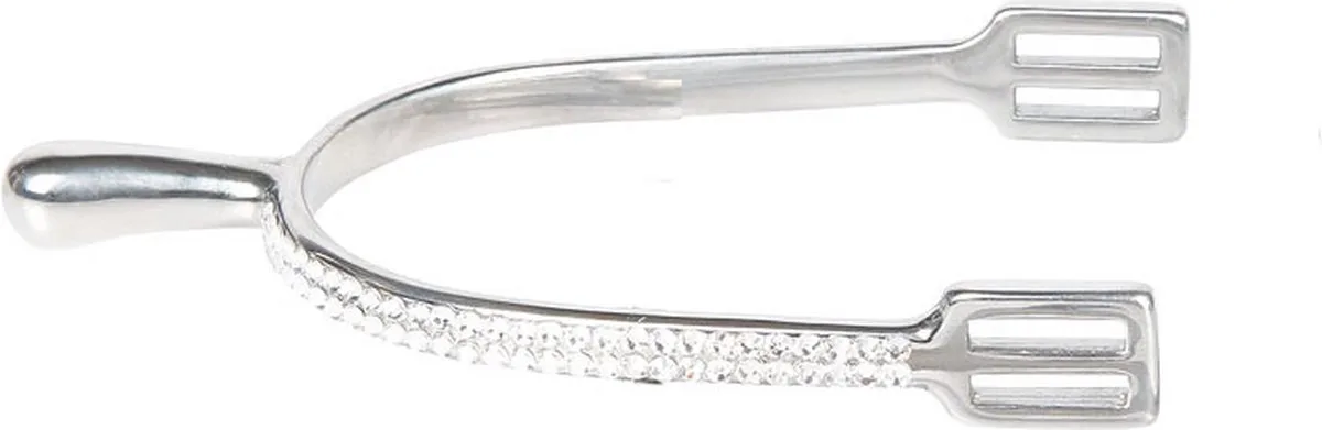 Knop Sporen Strass RVS - 30 MM van Harry's Horse in Zilver – productfoto