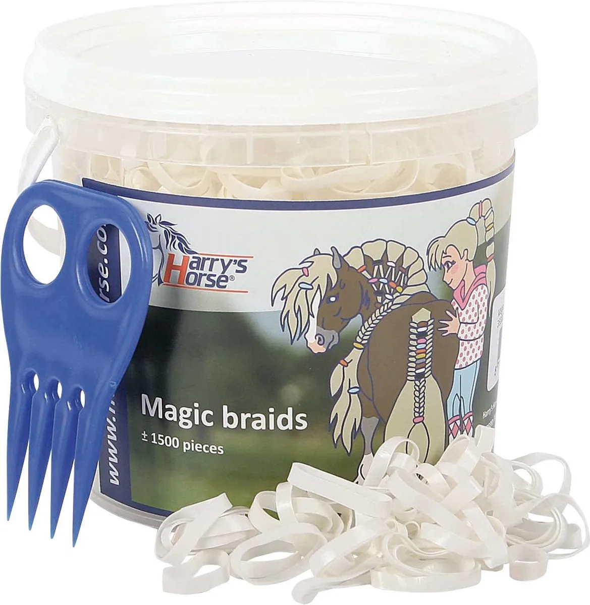 Magic Braids Pot by Harry's Horse in White – product photo