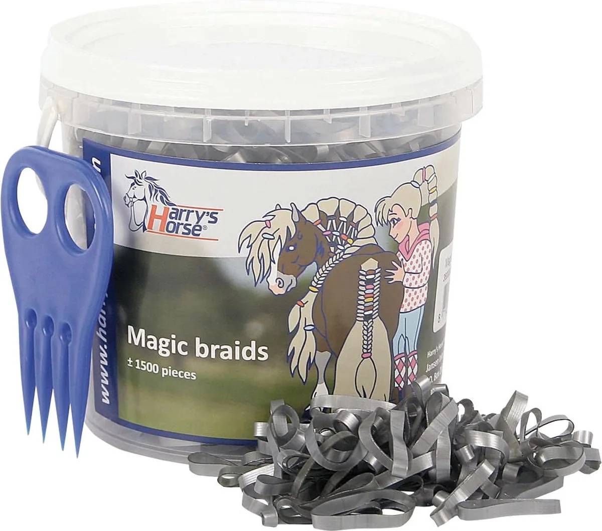 Magic Braids Pot de Harry's Horse en Argent – photo produit