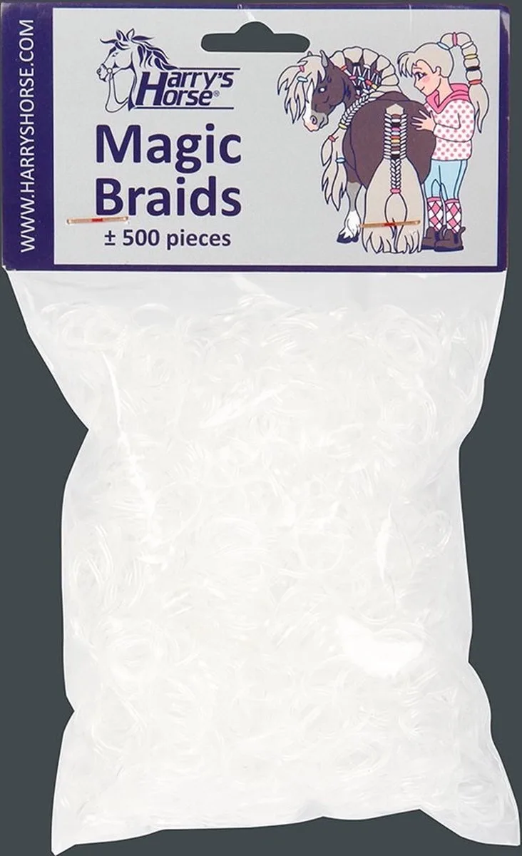Magic braids - Transparant by Harry's Horse in White – product photo