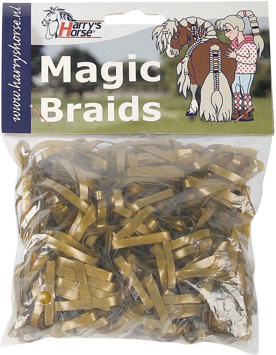 Magic braids zak - Zak/10st de Harry's Horse en Or – photo produit