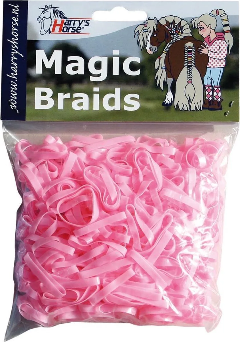 Magic braids zak - Zak/10st by Harry's Horse in Pink – product photo