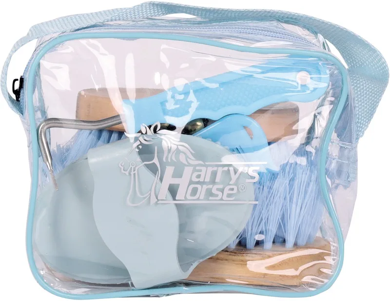 Mini Poetstas Compleet - 6 Delig de Harry's Horse en Bleu clair – photo produit