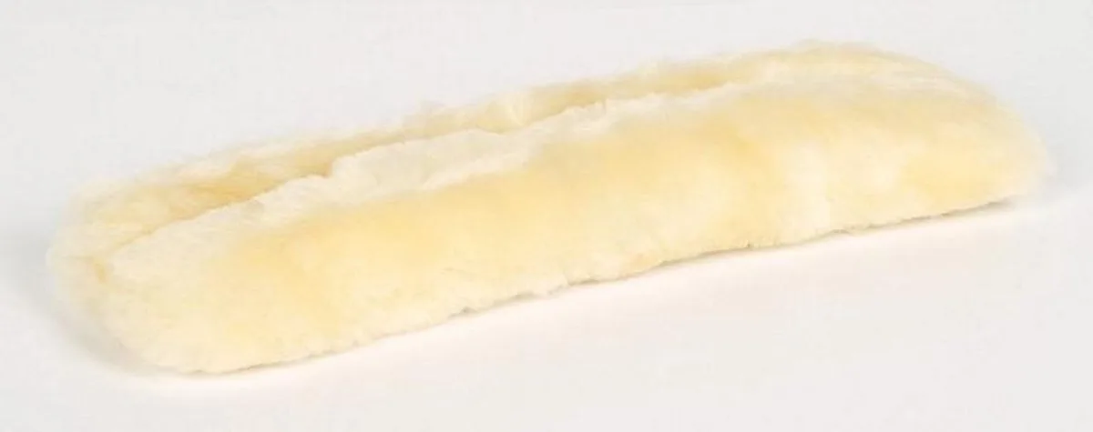 Neusriemonderlegger Lamsvel Naturel de Harry's Horse en Crème – photo produit