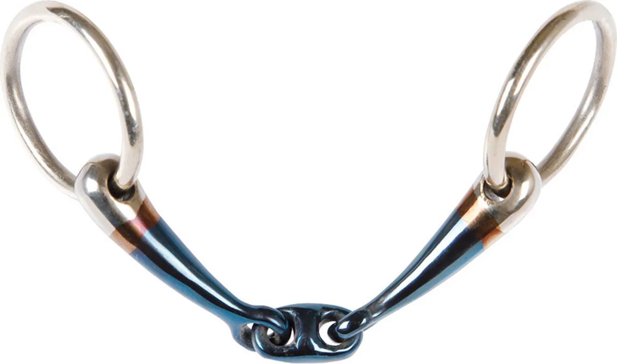 Onderlegtrens Sweet Iron oval link 14mm 12 de Harry's Horse en Rvs – photo produit