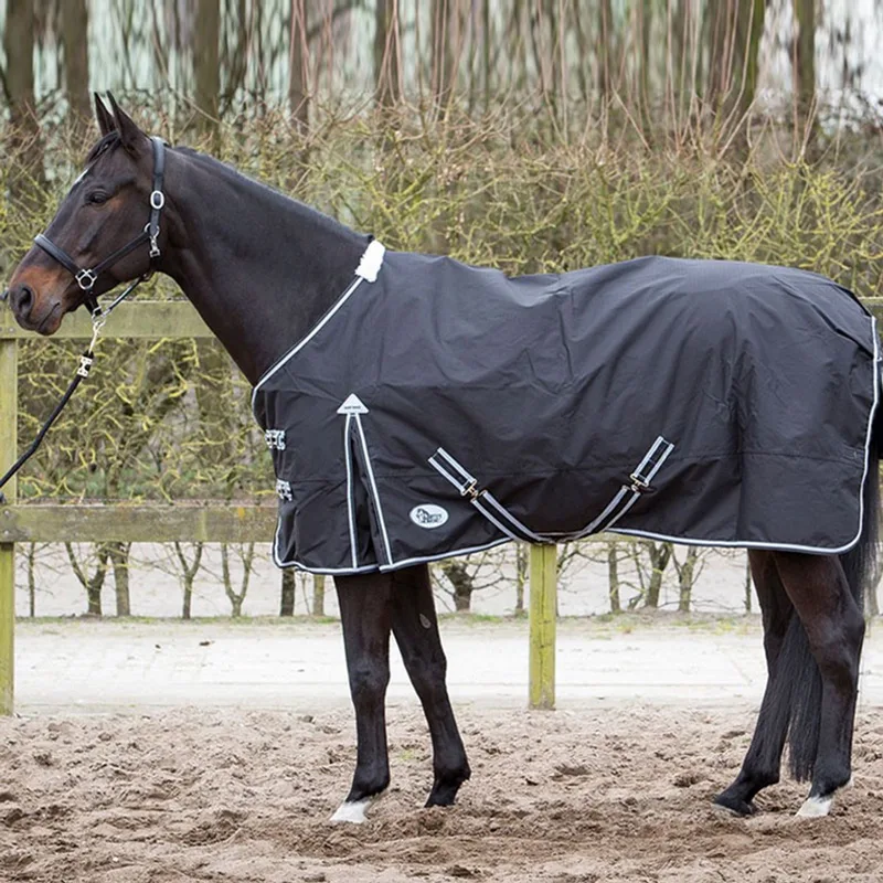 Outdoordeken Thor Fleece - 0 Gram - Maat 205 by Harry's Horse in Black – product photo