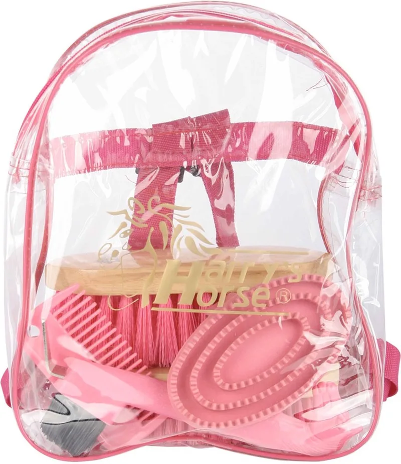 Poetstas Backpack Compleet - 6 delig von Harry's Horse in Rosa – Produktfoto