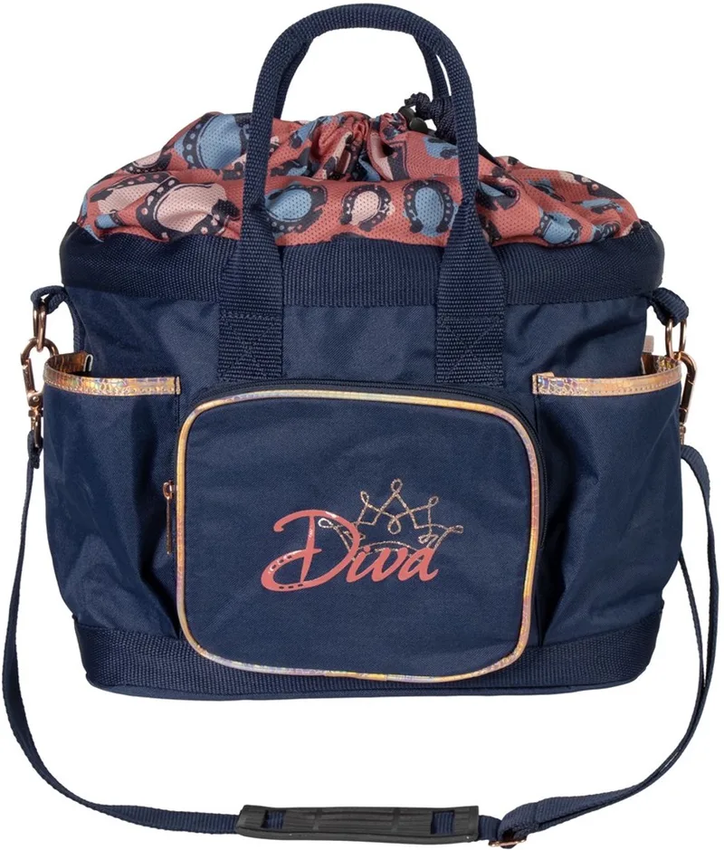 Poetstas Diva Mauvewood Collegiate-blue | Halstertouw paard von Harry's Horse in Blau – Produktfoto