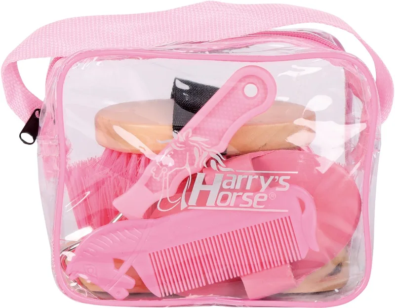 Poetstas - Mini grooming kit rose von Harry's Horse in Rosa – Produktfoto