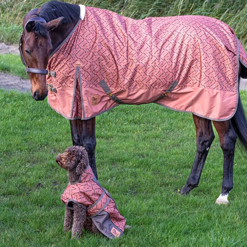 Regendeken Met Fleece Sierra - 195 fra Harry's Horse i Brun – produktbillede
