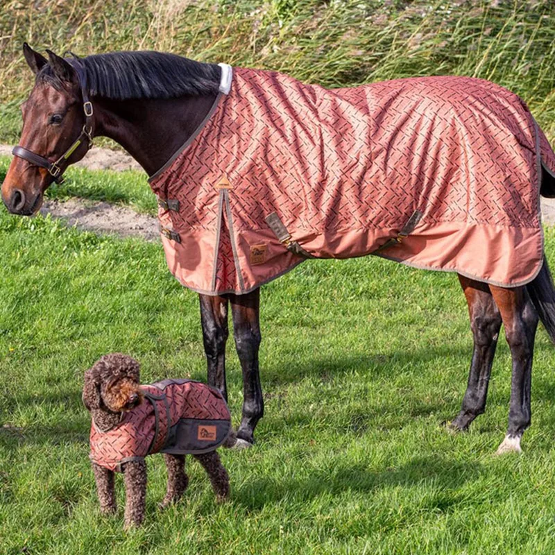 Regendeken Met Fleece Sierra - 205 de Harry's Horse en Marron – photo produit