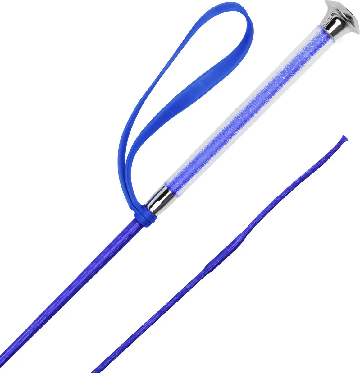 Rijzweep Colour - 70 cm | Zwepen/ Sporen paard van Harry's Horse in Blauw – productfoto