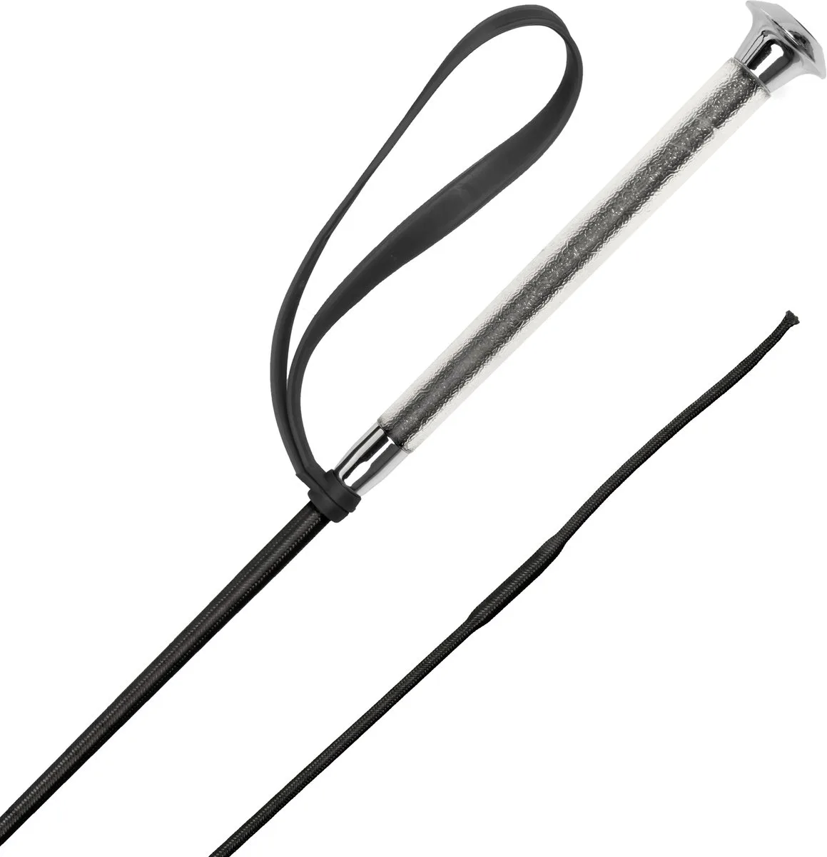 Rijzweep Colour - 80 cm | Zwepen/ Sporen paard van Harry's Horse in Zwart – productfoto