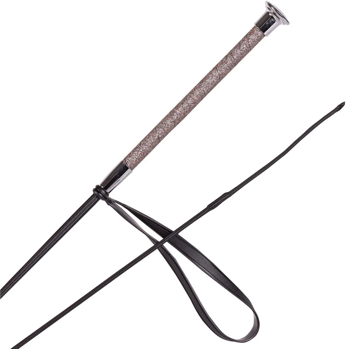 Rijzweep Lux Chocolate-Chip - 80 cm | Zwepen/ Sporen paard van Harry's Horse in Bruin – productfoto