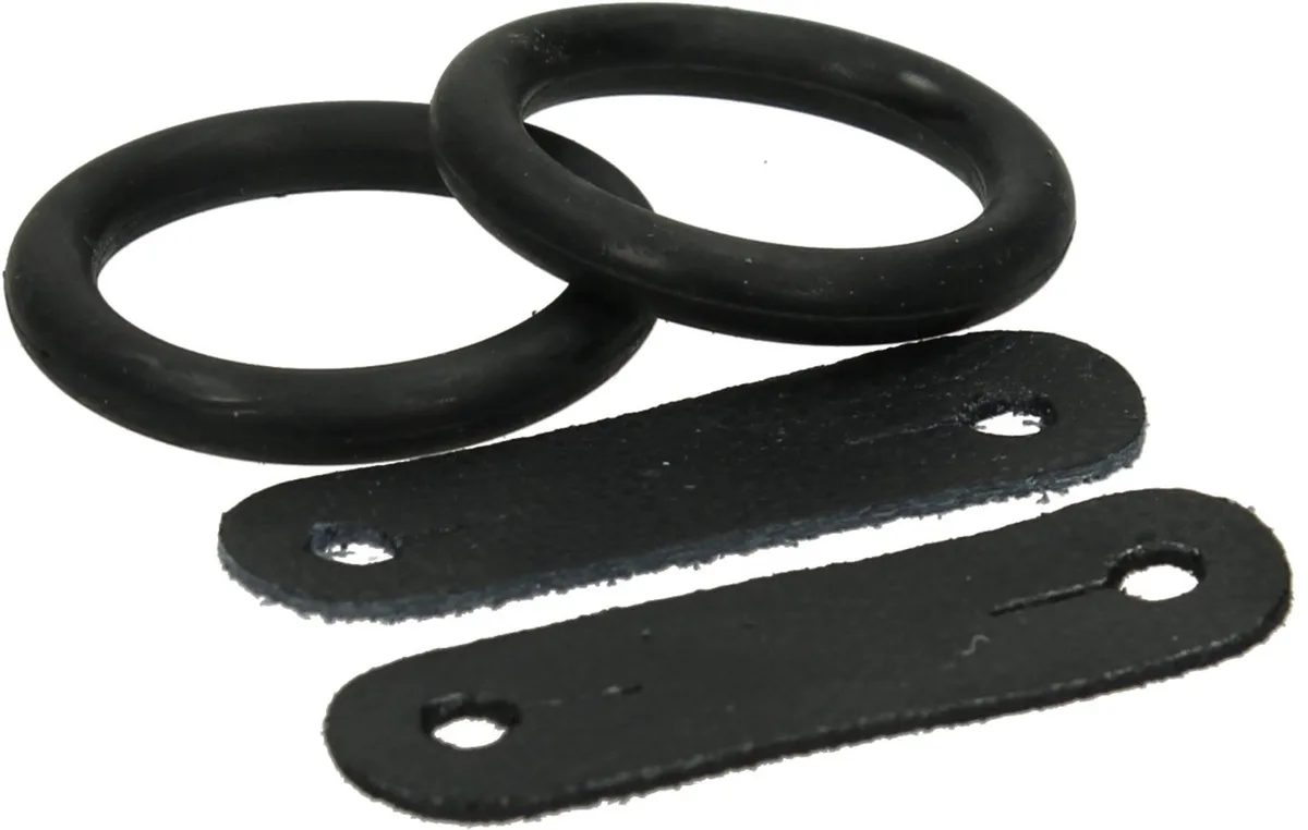 Rubber + Leertje Voor Veiligheidsbeugel de Harry's Horse en Noir – photo produit