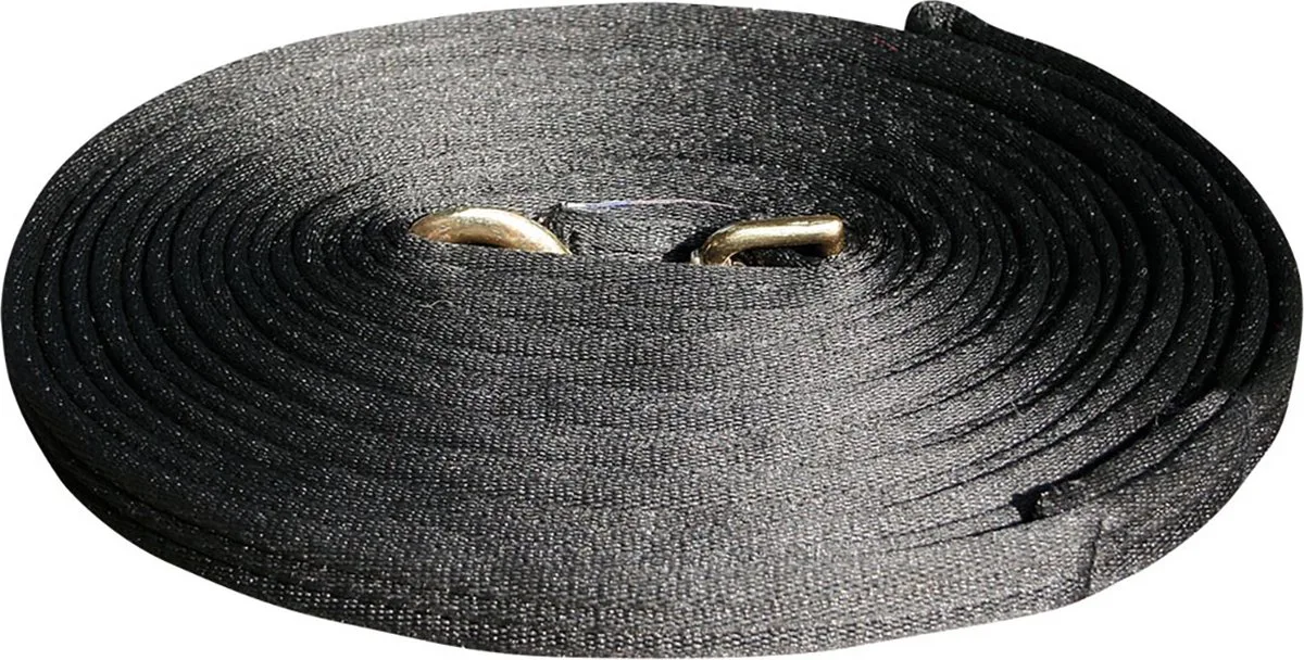 Soft Longeerlijn - 8 m de Harry's Horse en Noir – photo produit