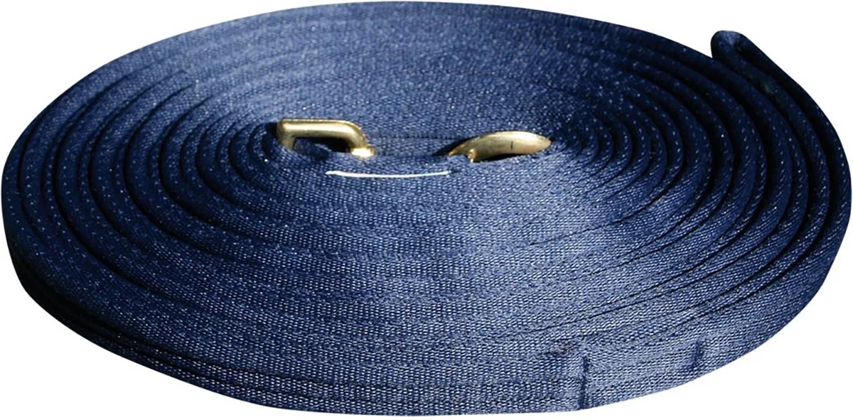 Soft Longeerlijn 8m de Harry's Horse en Bleu foncé – photo produit