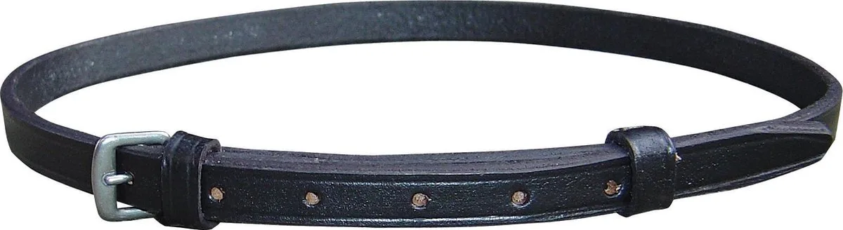 Sperriem leder, zwart Cob Zwart fra Harry's Horse i Sort – produktbillede