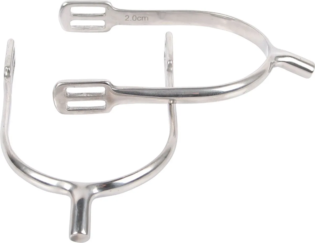 Sporen staaf D30 van Harry's Horse in Rvs – productfoto