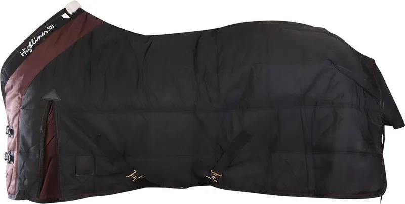Staldeken Highliner 300gr Limited Edition - 165 fra Harry's Horse i Zwart-donkerbruin – produktbillede