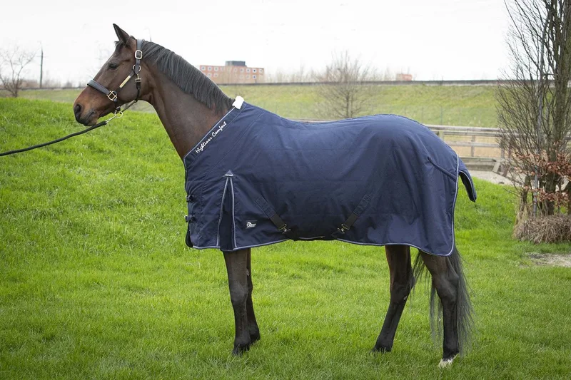 Staldeken Highliner Boa von Harry's Horse in Dunkelblau – Produktfoto