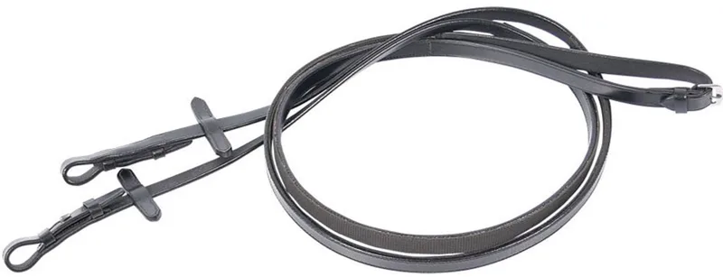 Teugels Leder - Met Rubber Gevoerd Cob de Harry's Horse en Noir – photo produit