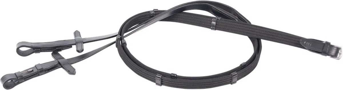Teugels webband Black - Pony van Harry's Horse – productfoto