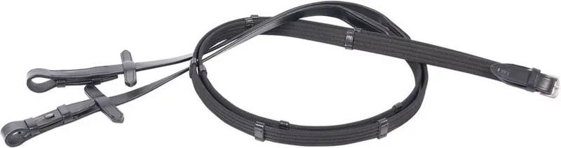 Teugels webband Black - X-Full | Teugels paard de Harry's Horse en Noir – photo produit