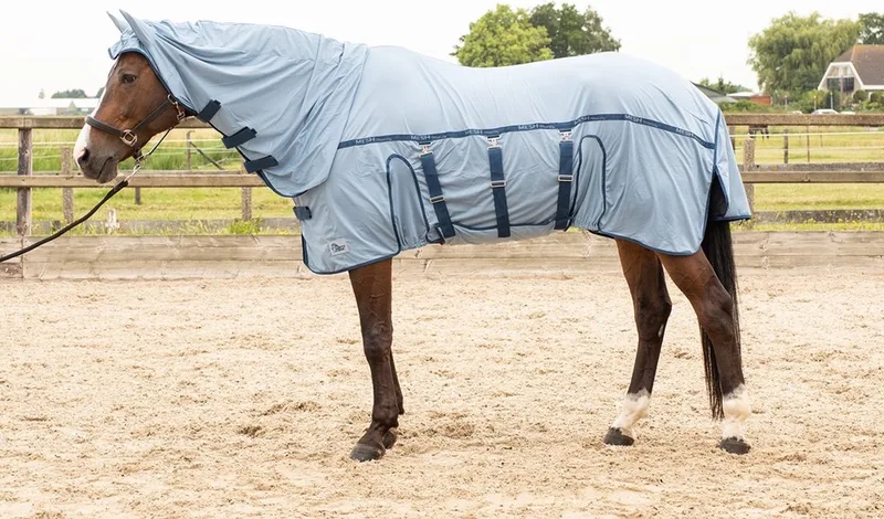 Vliegendeken Mesh-Pro Belly Faded Denim - 165 - Vliegendeken von Harry's Horse – Produktfoto