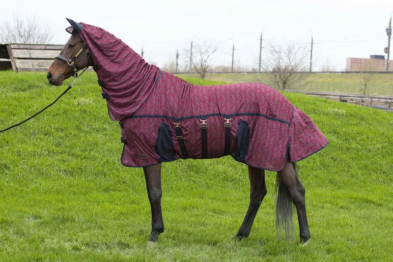 Vliegendeken Mesh Superior fra Harry's Horse i Bordeaux – produktbillede