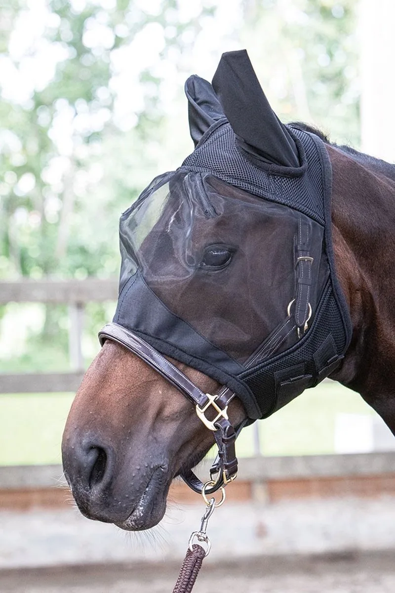 Vliegenmasker Flyshield XL - Onderdeken | Vliegenmasker paard de Harry's Horse – photo produit