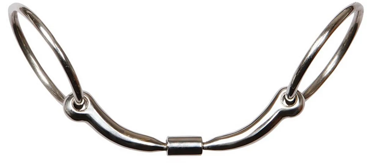 Watertrens Dubbel Gebroken Met Roller - 11,5 de Harry's Horse en Argent – photo produit
