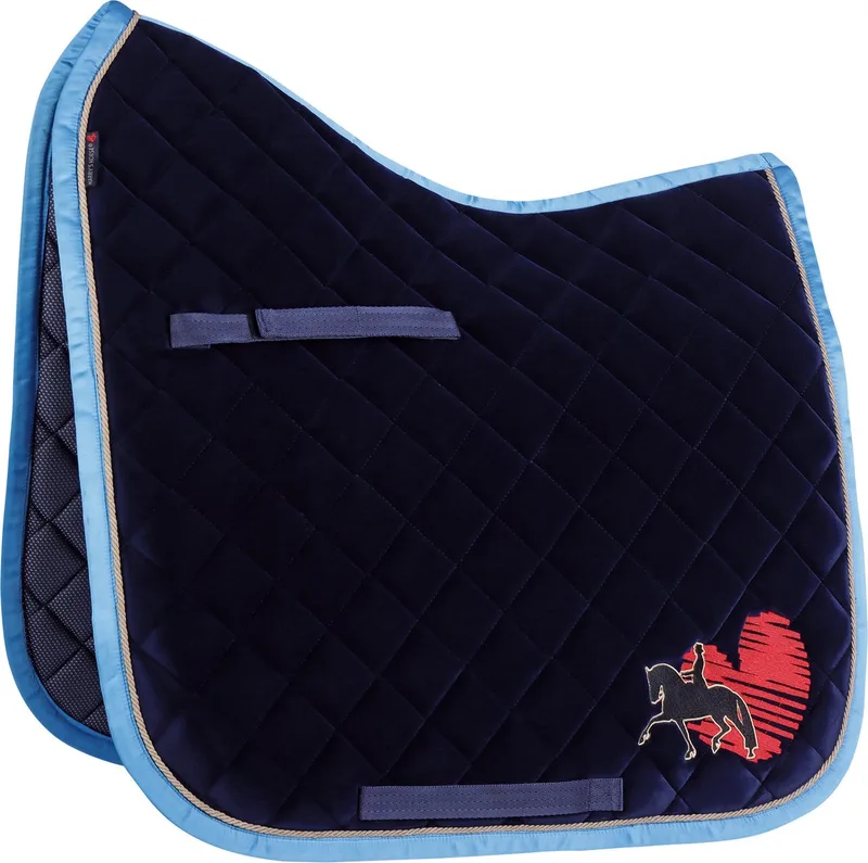 Zadeldek Harry's Horse Friesian Style de Harry's Horse en Bleu foncé – photo produit