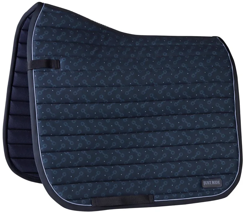 Zadeldek Harry's Horse Just Ride Retro Dressuur by Harry's Horse in Dark blue – product photo