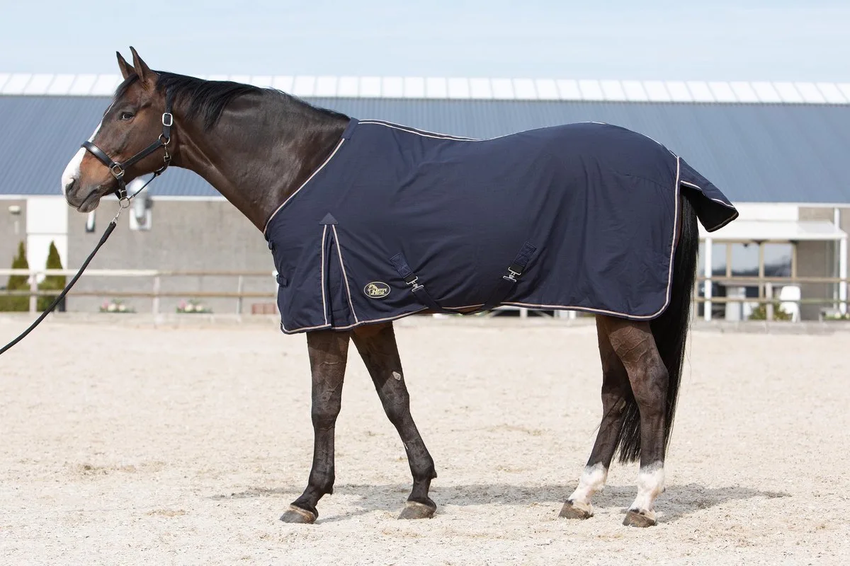 Zomerdeken Harry's Horse Honeycomb Donkerblauw van Harry's Horse in Blauw – productfoto