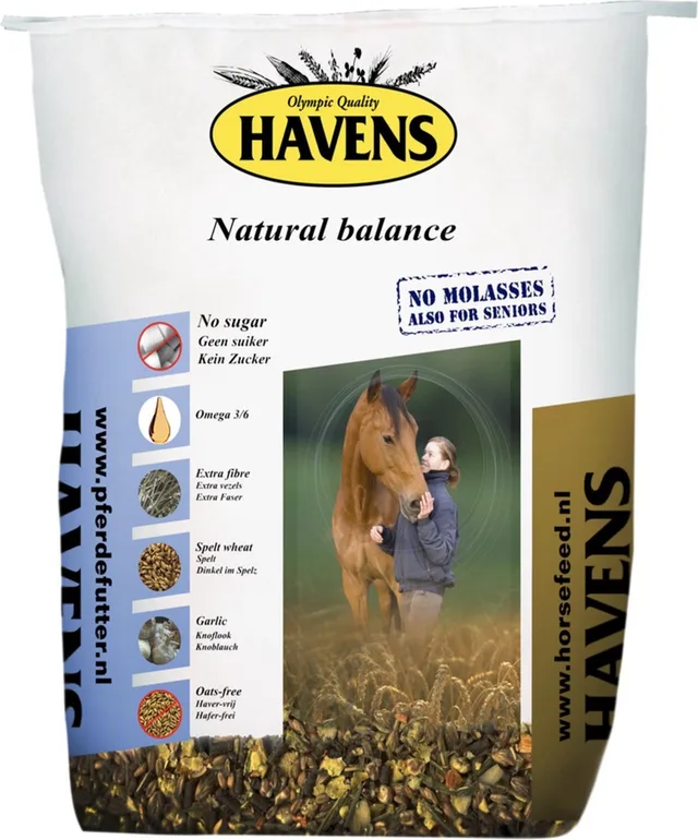 Natural Balance | Paardenmuesli | Paardenvoer | Zonder suiker | Havevrij | 17,5 kilogram