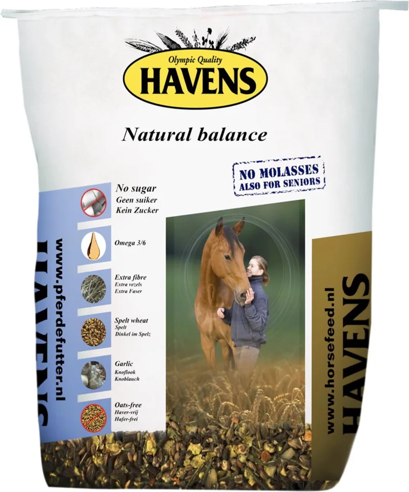 Natural Balance | Paardenmuesli | Paardenvoer | Zonder suiker | Havevrij | 17,5 kilogram by Havens – product photo