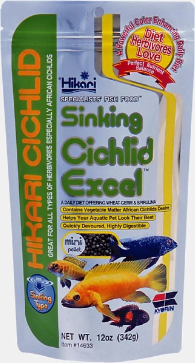 Cichlid Excel Mini 100 gr Zink de Hikari – photo produit