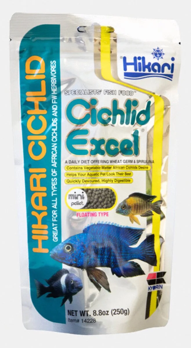 Cichlid Excel Mini - Vissenvoer - 250 g de Hikari – photo produit