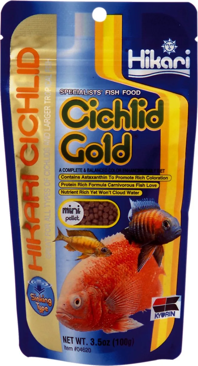 Cichlid Gold Mini - Zinkend de Hikari – photo produit